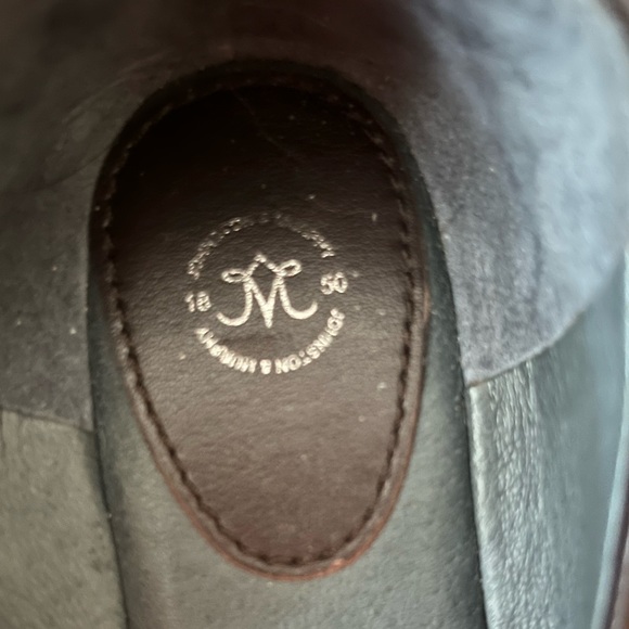 EUC two toned, leopard print pointy toed Johnston and Murphy flats - Picture 4 of 6